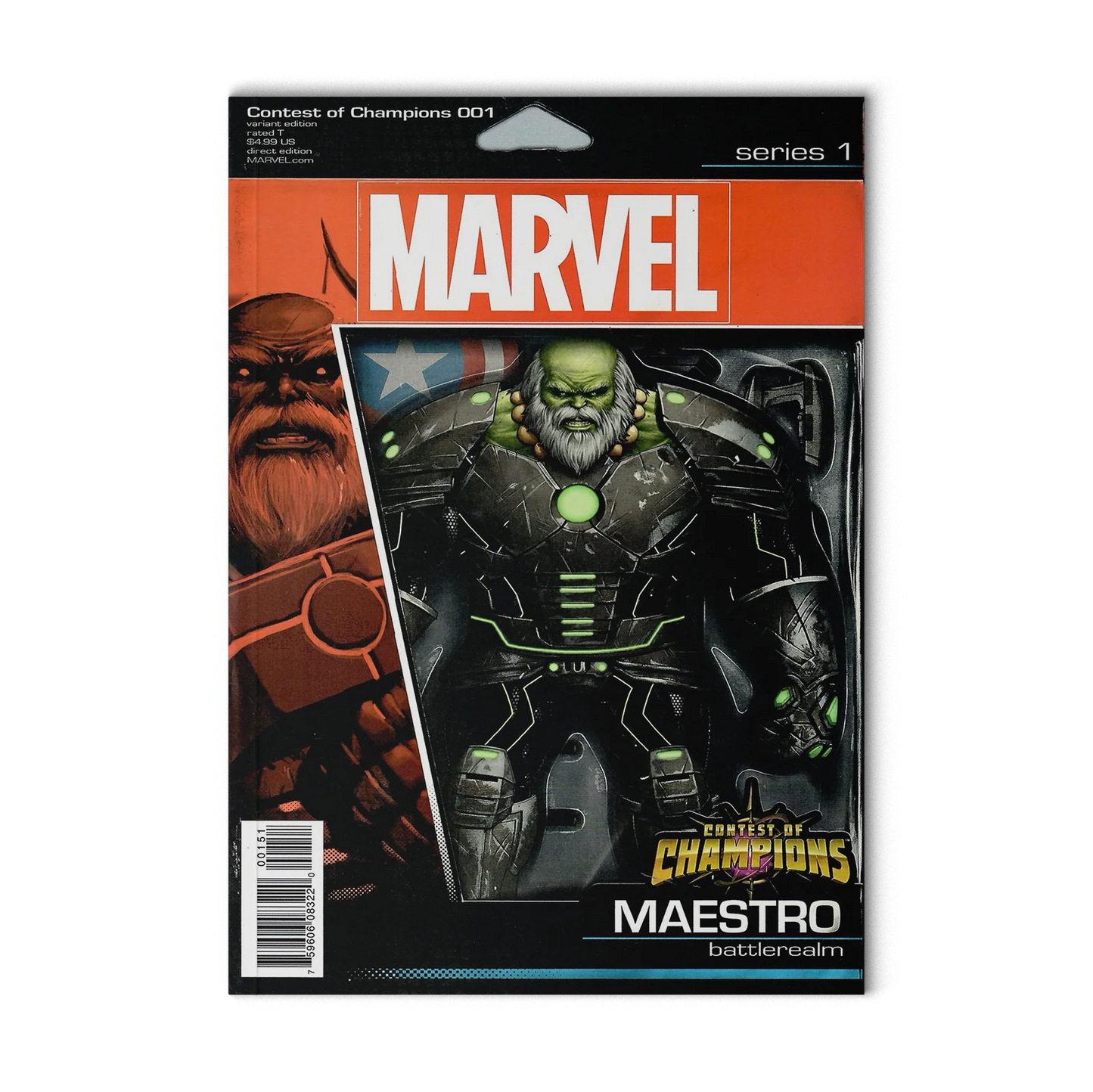 Contest Of Champions 1 Maestro Action Figure Variant Cover Marvel Comics 2015