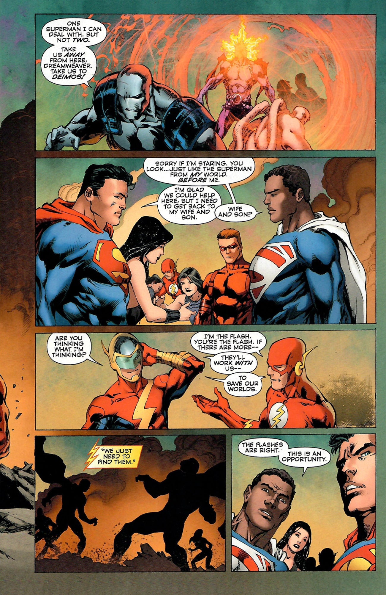 Convergence # 6 1st Print Variant DC Comic Book