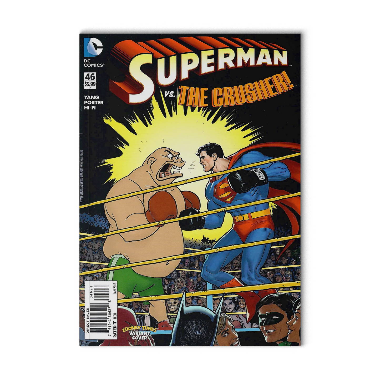DC Comics Superman Vs The Crusher 46 VF Looney Tunes Variant Cover