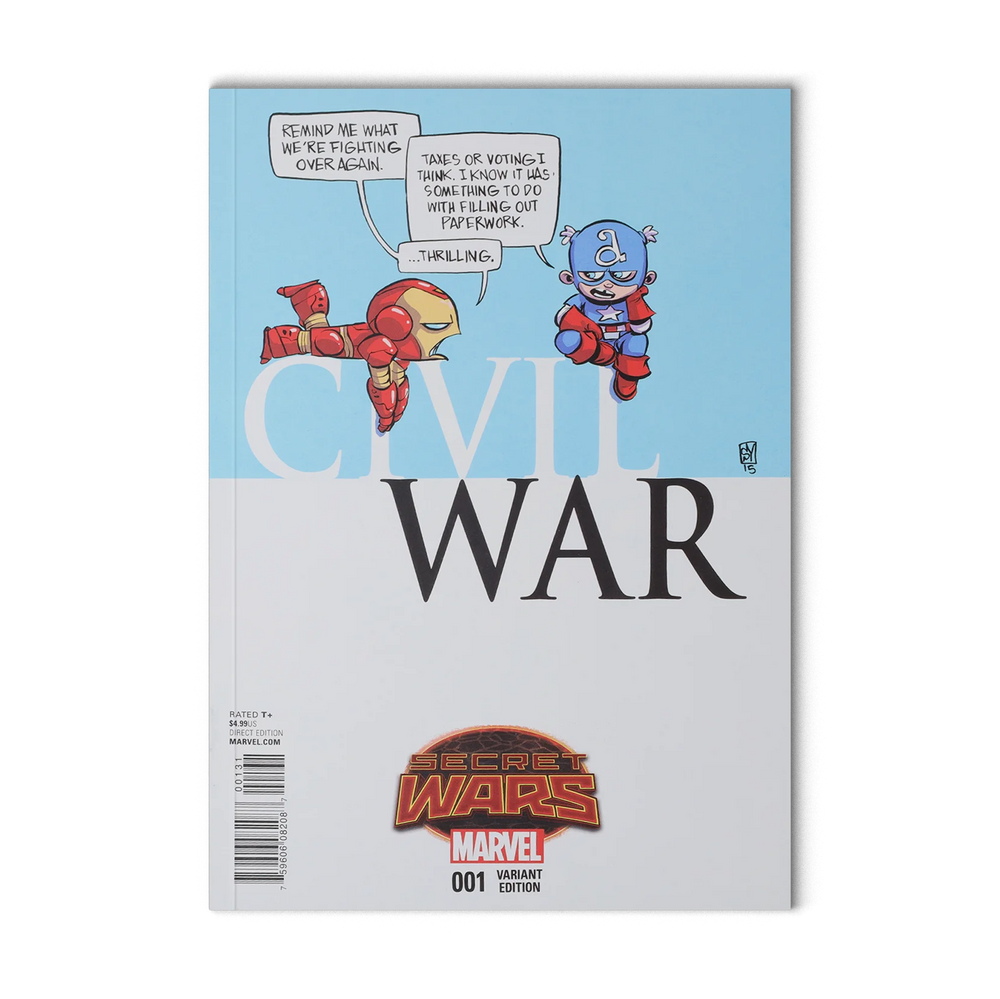 Civil War #1 Skottie Young Variant Marvel Comic 2015 Secret Wars Iron Man