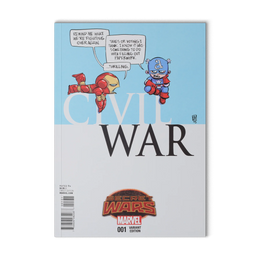 Civil War #1 Skottie Young Variant Marvel Comic 2015 Secret Wars Iron Man
