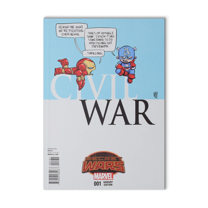 Civil War #1 Skottie Young Variant Marvel Comic 2015 Secret Wars Iron Man