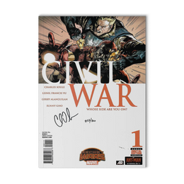 CIVIL WAR: SECRET WARS #1 A 2015 (Signed by Charles Soule)