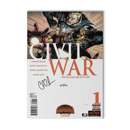 CIVIL WAR: SECRET WARS #1 A 2015 (Signed by Charles Soule)