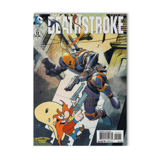 Deathstroke #12 Looney Tuens Variant Cover (DC Comics January 2016)