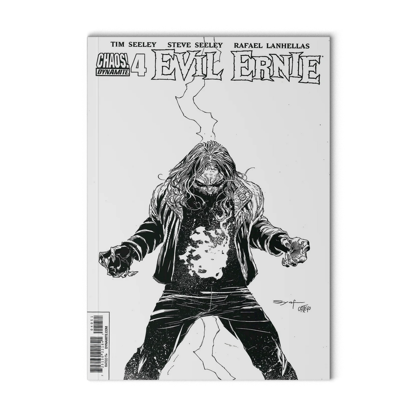 EVIL ERNIE #4 Ardian Syaf 1:15 B&W Sketch VARIANT 2015