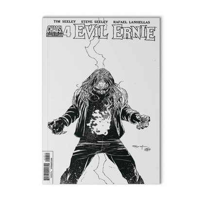 EVIL ERNIE #4 Ardian Syaf 1:15 B&W Sketch VARIANT 2015