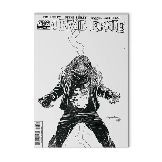 EVIL ERNIE #4 Ardian Syaf 1:15 B&W Sketch VARIANT 2015
