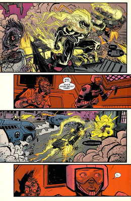Edge of Venomverse #3 - Venomized Ghost Rider FA - Ghost Rider with Symbiote