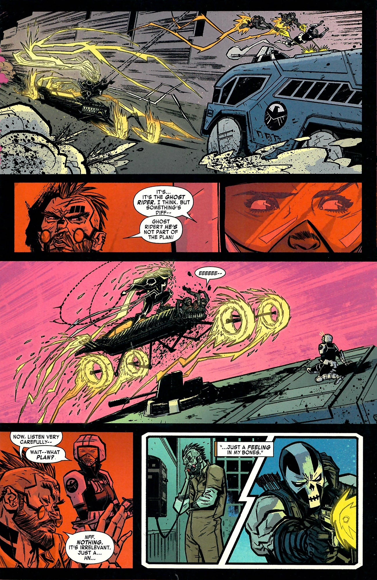 Edge of Venomverse #3 - Venomized Ghost Rider FA - Ghost Rider with Symbiote