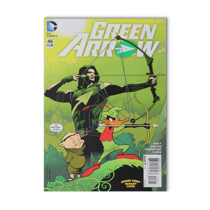 Green Arrow #46 (2016) Looney Tuens Variant Cover