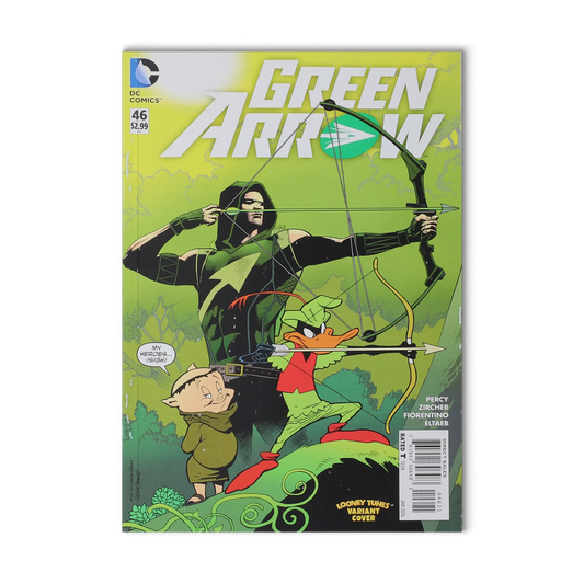 Green Arrow #46 (2016) Looney Tuens Variant Cover