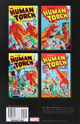 Vintage Comic Book Golden Age Human Torch Marvel Masterworks Carl Burgos