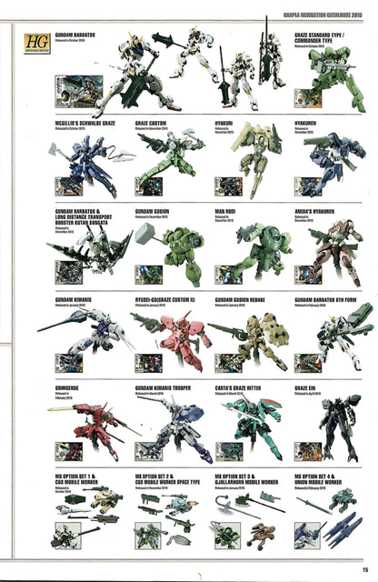 Gunpla Gundam Navigation Catalogue ONLY April 2016 BANDAI - Authentic Original