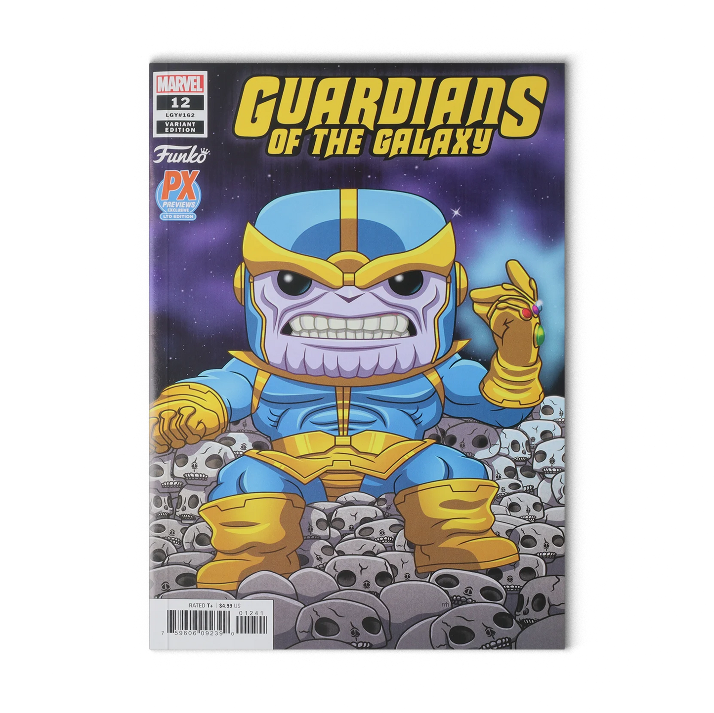 Marvel Comics GUARDIANS OF THE GALAXY (2019) #12 THANOS FUNKO POP! Variant Cover