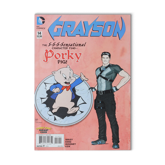 DC Comics Grayson #14 (2015 Porky Pig Looney Tunes Variant)