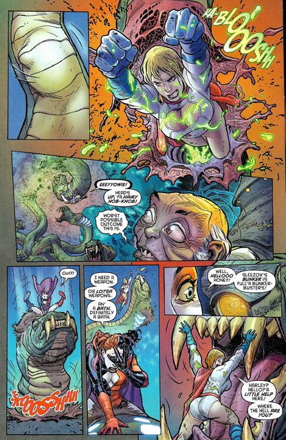 HARLEY QUINN AND POWER GIRL #1 AMANDA CONNER PALMIOTTI ROUX