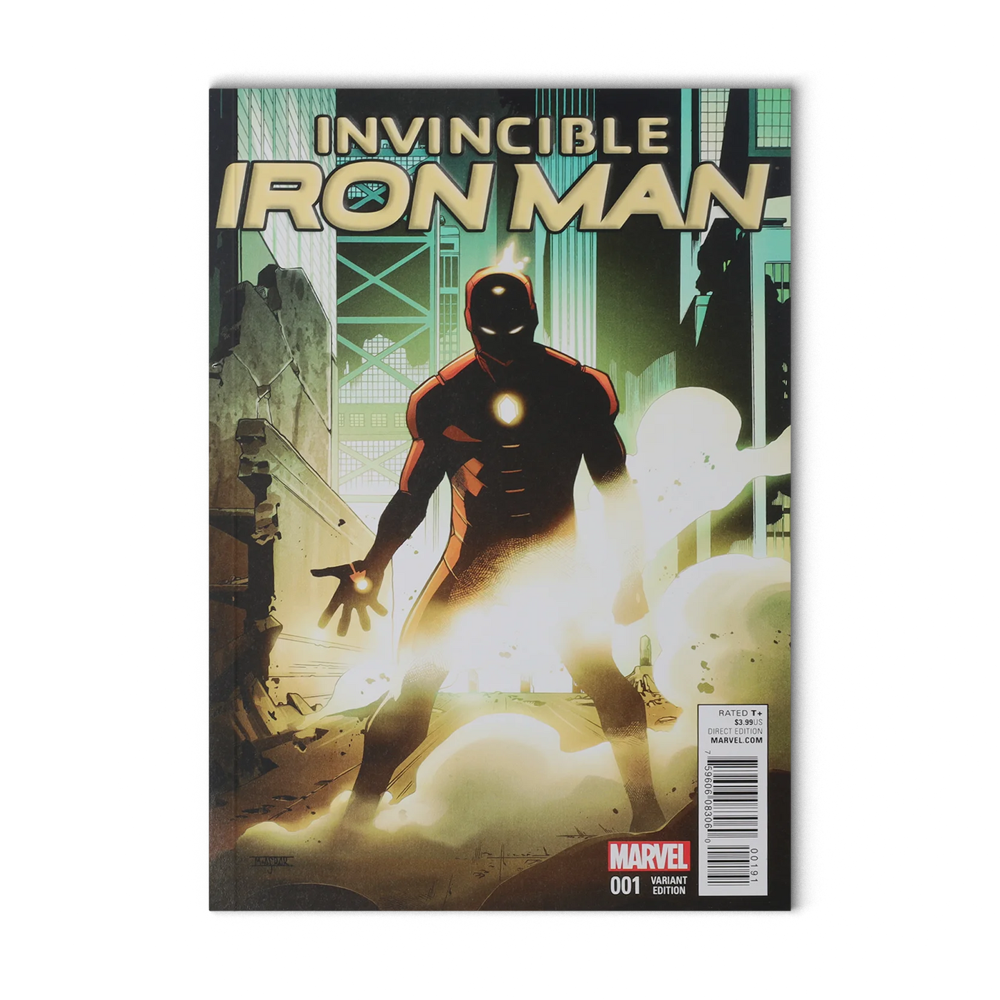 invincible Iron-Man Comic 1 First Print Cover M Asrar Variant 2015 Bendis Marvel