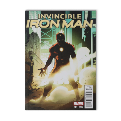 invincible Iron-Man Comic 1 First Print Cover M Asrar Variant 2015 Bendis Marvel