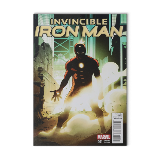 invincible Iron-Man Comic 1 First Print Cover M Asrar Variant 2015 Bendis Marvel