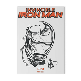 Invincible Iron Man 001 Variant Edition - signed