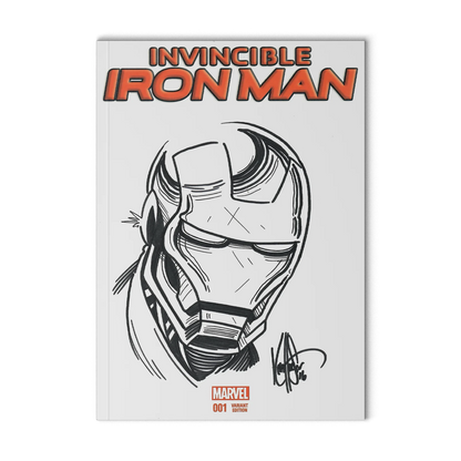 Invincible Iron Man 001 Variant Edition - signed