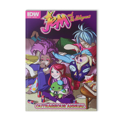 Jem and the Holograms Outrageous Annual 1SUB VF 2015 Stock Image