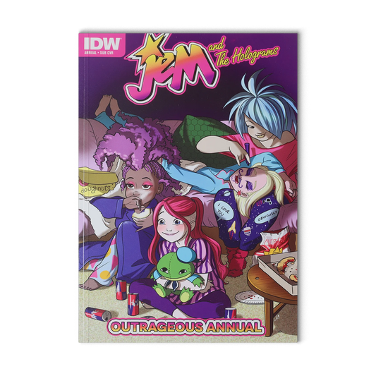 Jem and the Holograms Outrageous Annual 1SUB VF 2015 Stock Image