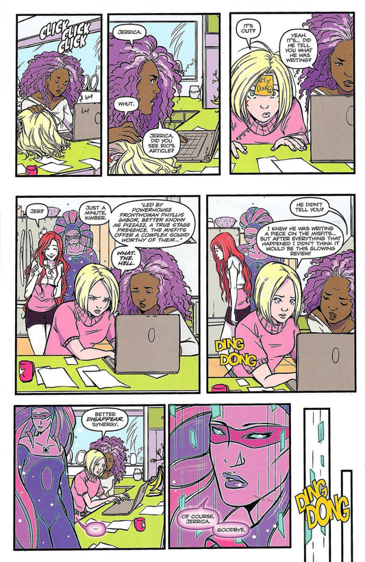 Jem and the Holograms #7 Cover A-Emma Vieceli (IDW Publishing September 2015)