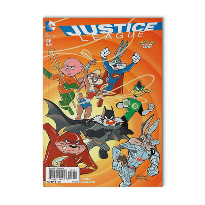 1 JUSTICE LEAGUE 46 LOONEY TUNES VARIANT COVER DC Comics 2016