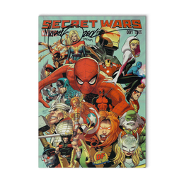 Marvel Secret Wars #1 (2015, Dynamic Forces Exclusive Cover signed by Mike Zeck)