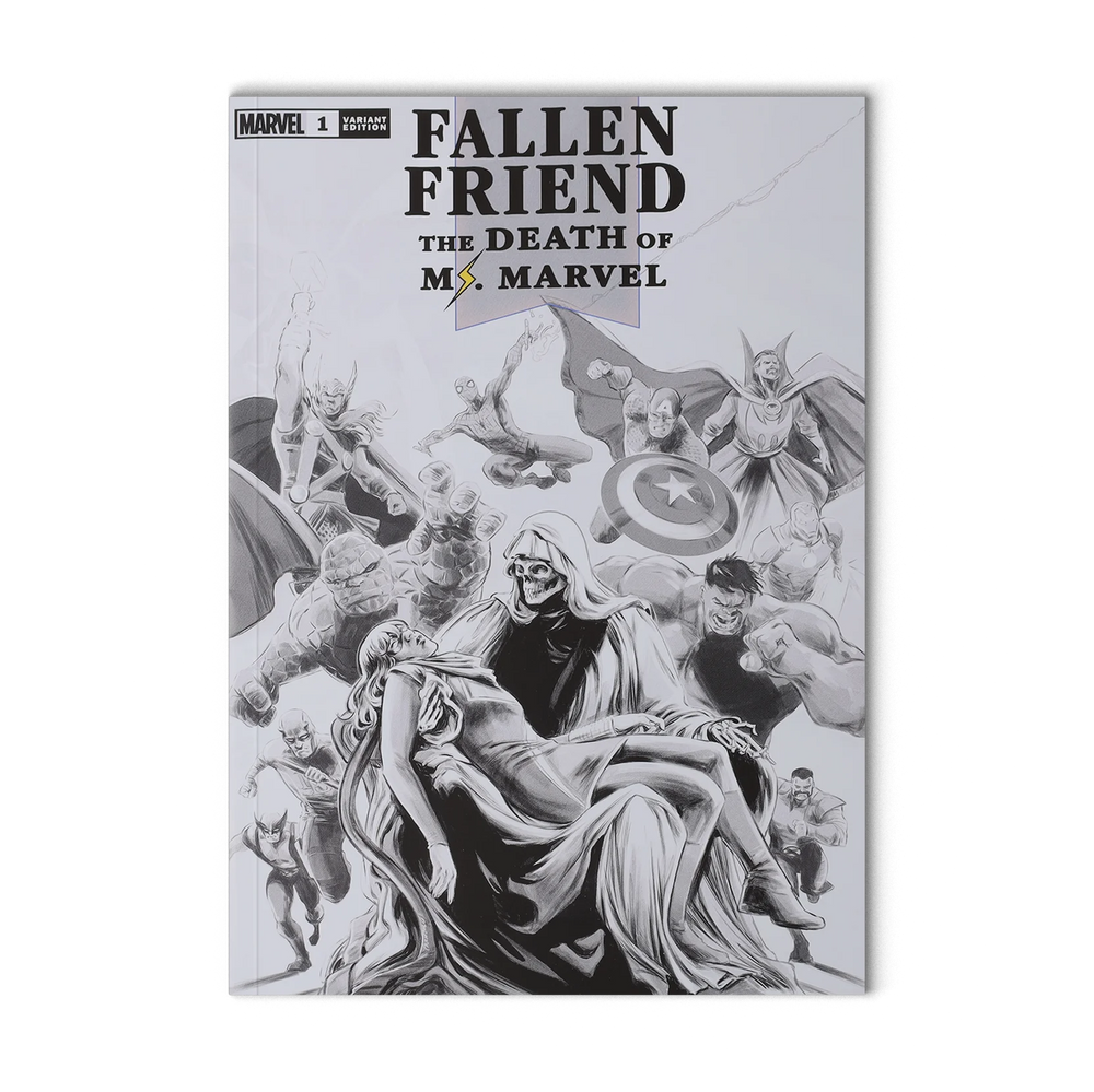 2023 MARVEL COMICS FALLEN FRIEND DEATH OF MS MARVEL #1 SDCC EXCLUSIVE VARIANT