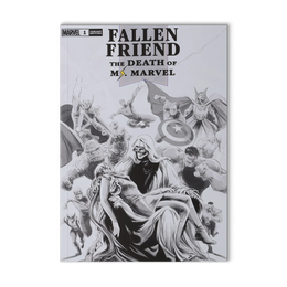 2023 MARVEL COMICS FALLEN FRIEND DEATH OF MS MARVEL #1 SDCC EXCLUSIVE VARIANT