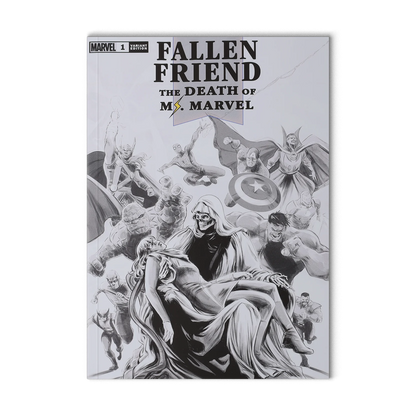 2023 MARVEL COMICS FALLEN FRIEND DEATH OF MS MARVEL #1 SDCC EXCLUSIVE VARIANT