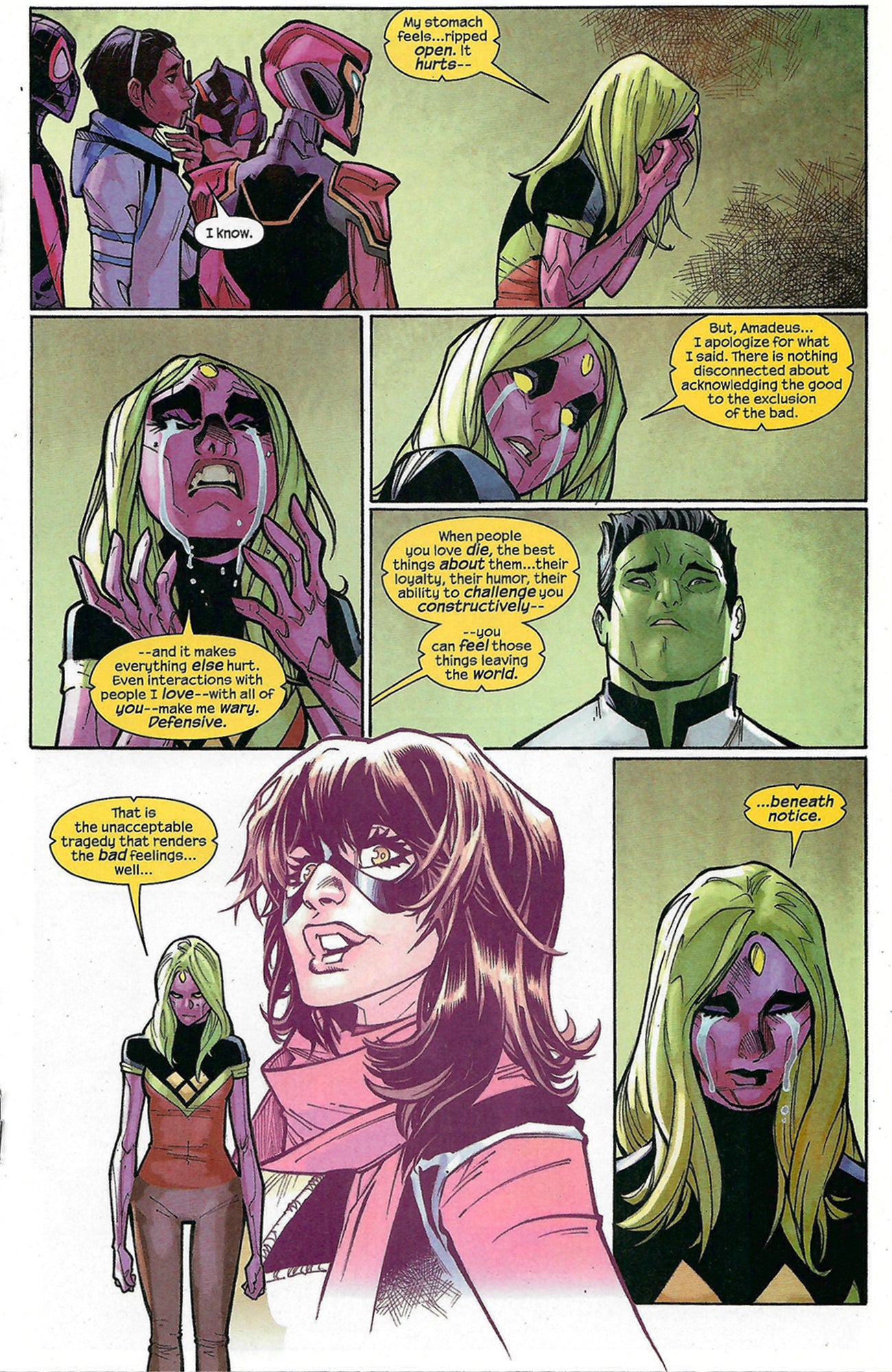 2023 MARVEL COMICS FALLEN FRIEND DEATH OF MS MARVEL #1 SDCC EXCLUSIVE VARIANT