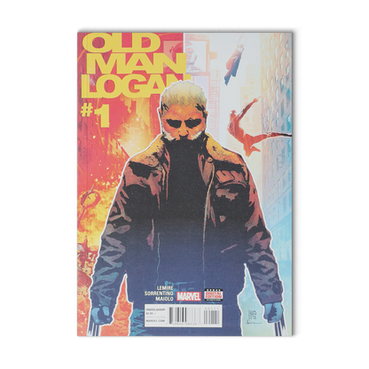 Old Man Logan #1 Marvel Comics 2016 Action Figure Variant Cover
