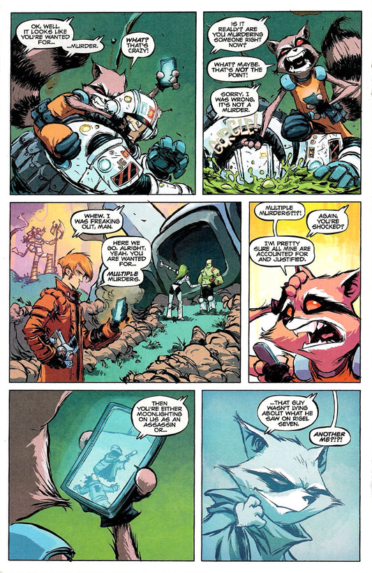 Rocket Raccoon 001 Variant Edition - Digital Edition