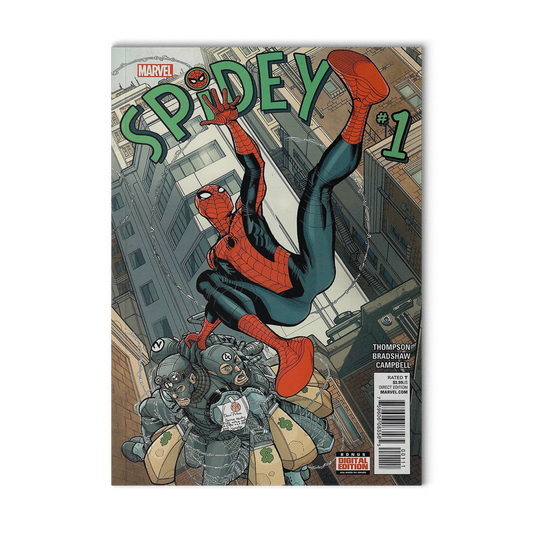 Spidey 1 (2015 Marvel) 2nd Print Direct ComicBook Thompson Bradshaw Campbell