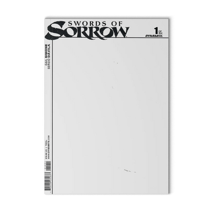 Swords of Sorrow #1 Cover E Blank Sketch NM 2015 Dynamite - Vault 35