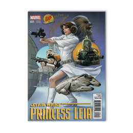 Star Wars Princess Leia #001 (Signed in Gold by Justin Ponsor)