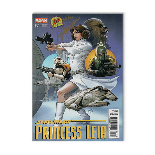 Star Wars Princess Leia #001 (Signed in Gold by Justin Ponsor)