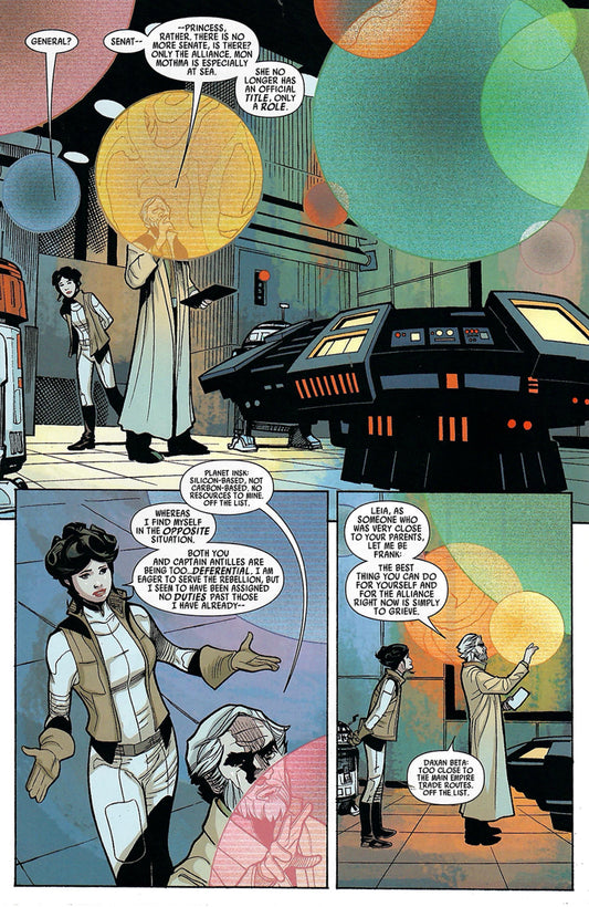 Star Wars Princess Leia #001 (Signed in Gold by Justin Ponsor)