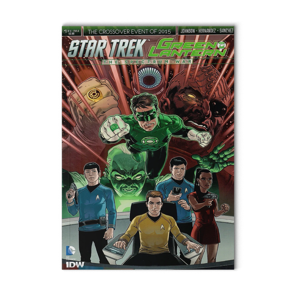 Star Trek / Green Lantern #1 Cover A-Gabriel Rodriguez (IDW July 2015)