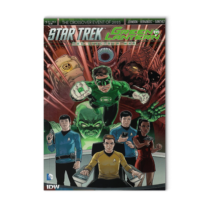 Star Trek / Green Lantern #1 Cover A-Gabriel Rodriguez (IDW July 2015)