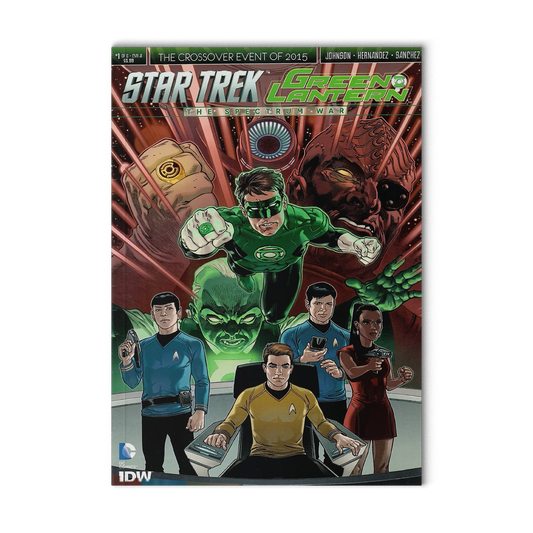 Star Trek / Green Lantern #1 Cover A-Gabriel Rodriguez (IDW July 2015)
