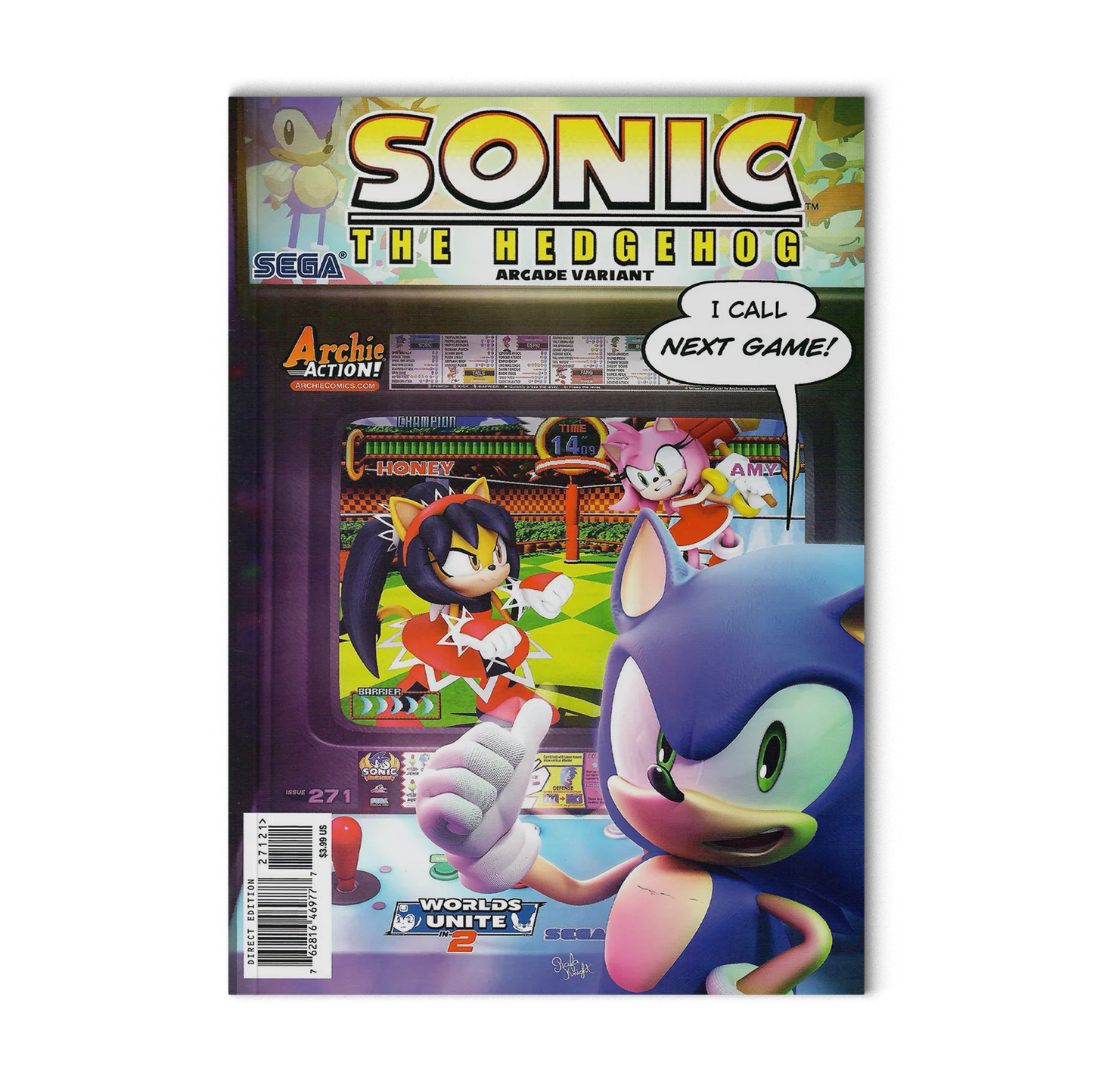 Sonic the Hedgehog # 271 / Arcade Variant Cover 2015