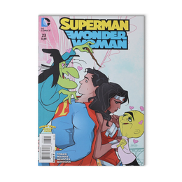 DC Comics Superman/Wonder Woman #23 (2015 Witch Hazel Looney Tunes Variant)