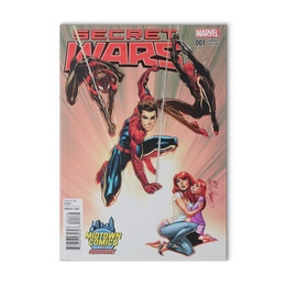 Secret Wars #1 (2015) Marvel Comics Midtown Comics J. Scott Campbell Variant