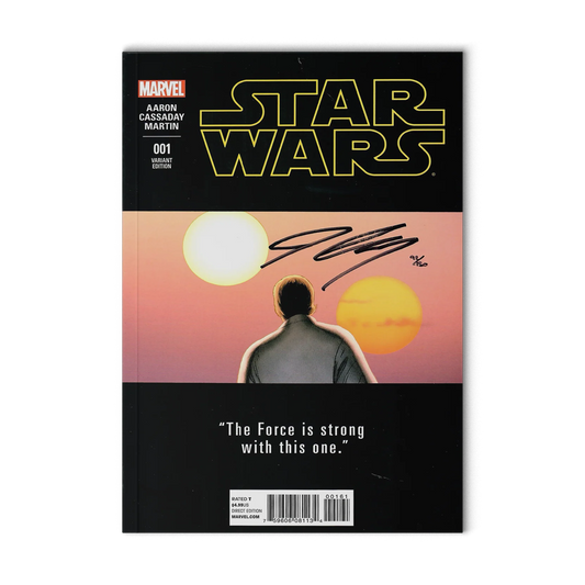 Star Wars 001 Variant Edition Aaron Cassiday Martin The Force Is Strong W This one - Signed