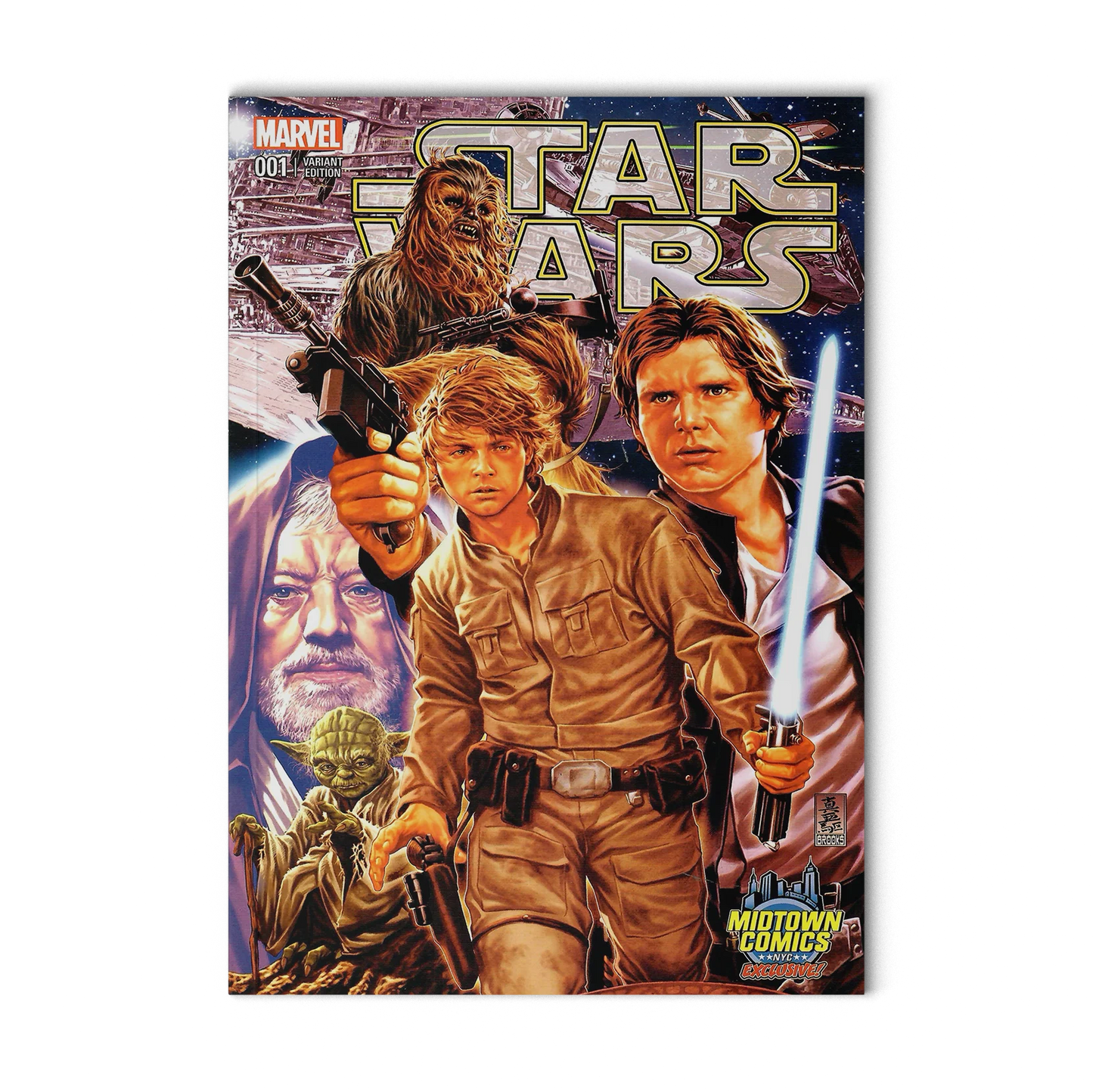 Star Wars #1 Midtown Comics Cover 2015 Marvel Comics Comic Book